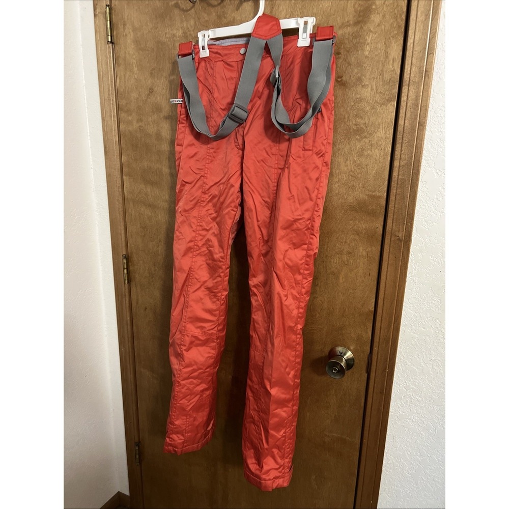 Ski Pants Womens 42 US‎ 10 16Y Medium Italy Lined 30 Waist 32 Inseam Melon READ